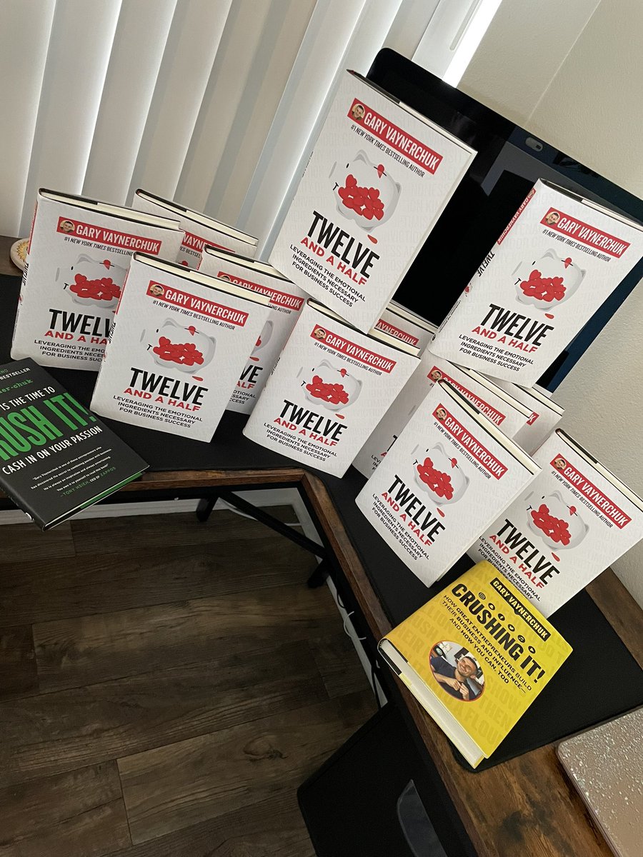 santino_0xABC's tweet photo. When I heard @garyvee was releasing another book @12andahalfbook 📕 I was already sold. When I heard he’s going to attach an NFT to it double sold, appreciate all you do thanks guys🙏🏼 @RaghavHaran will be gifting + dropping at neighborhood book 📕 exchange box’s https://t.co/ceLG6vCd9a