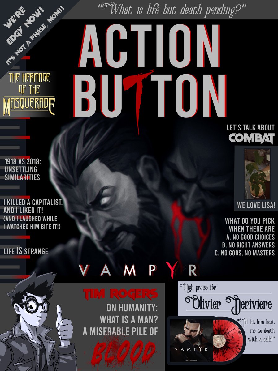 _ASilentK_'s tweet photo. I guess you could call these fanart...? Anyway, here are the Action Button magazine covers for two games I'd love to watch @108 cover- one because it'd be funny to see what he makes of it, and the other is a personal all-time favorite. But which is which? I'll never tell. :) https://t.co/jmMeOKg32o
