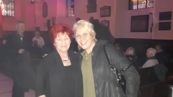 Interval at <a href="/actorschurch/">The Actors’ Church</a> - saying hi and congratulations to <a href="/AnneJonesHealer/">Anne Jones</a>.
Anne wrote the lyrics for the songs in <a href="/ArtabanUk/">ArtabanTheMusicalUK</a>. 
#NewMusical