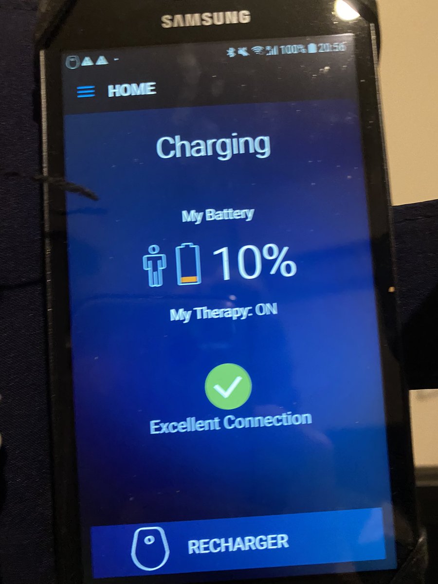 acserrao76's tweet photo. When people are tired they sometimes say they are ‘running on empty’…

In my case it’s 10% … I am so tired today (It’s been wildly exciting day so I have burnt myself out😜) #Coproduction 

Just want to lie down but time to charge myself up #InterStimMicro @helenlee321_lee https://t.co/SrnMVfP4WK