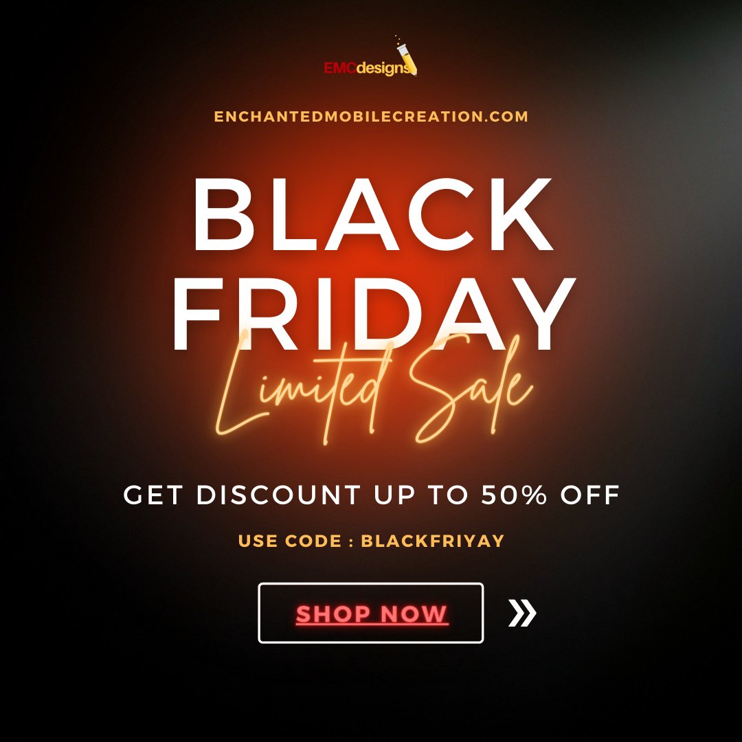 EMCnextlevel's tweet image. *** Black Friday Sale ***

Stop wasting time and get your Black Friday on! 

Deals this amazing wait for none!

Start getting your click on now and get this $20 towards your order today by visiting emcdesignsprint.com