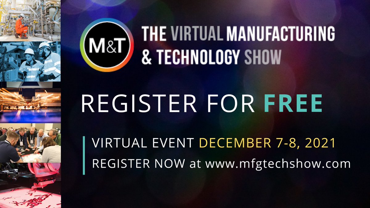 Register for FREE for our exciting virtual event featuring a mix of recorded sessions from the live event that took place in Cleveland as well as NEW sessions just for our virtual conference program. Learn strategies for excellence Dec. 7-8. mfgtechshow.com #mfgtechshow
