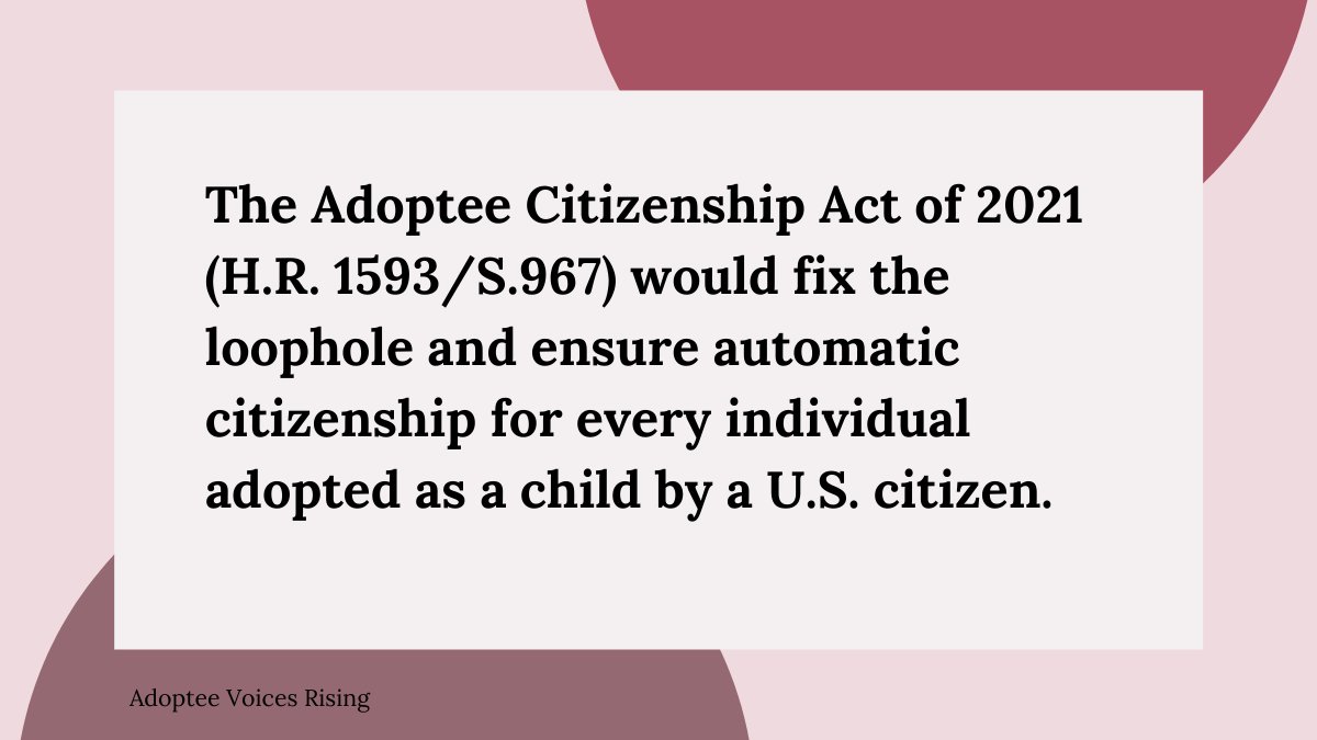 Have you heard about adoptees without citizenship and deported adoptees before?

Follow this link to sign the petition: allianceforadopteecitizenship.org/petition

#NAAM #nationaladoptionawarenessmonth