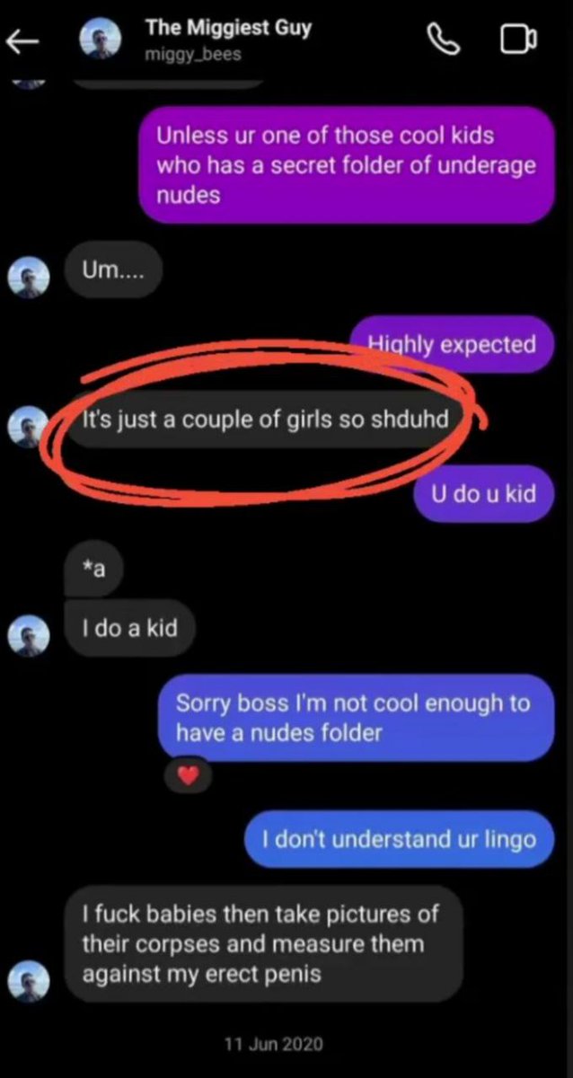 miguthepredator's tweet photo. he sexually harassed god knows how many women and blackmailed them both irl and online and he's a pedophile https://t.co/5HfgHYzJE2