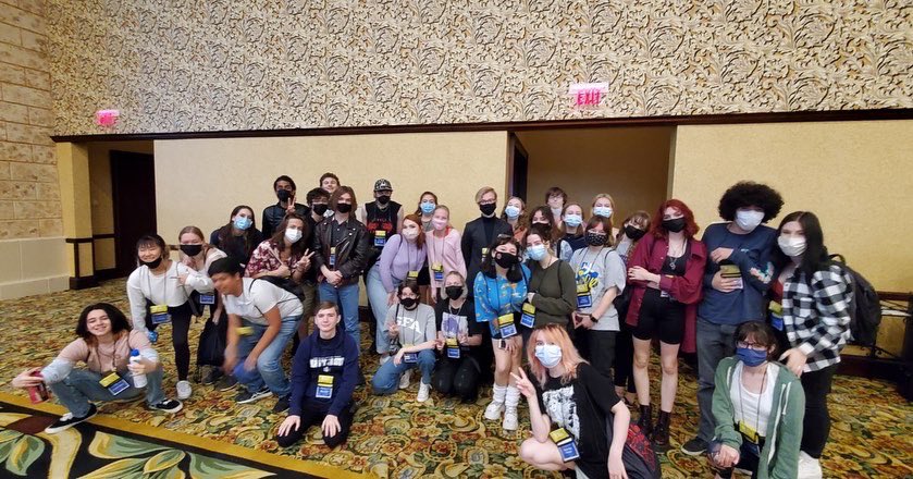 VistaRidgeDrama's tweet photo. Texas Thespians was a blast for troupe 7646! 

We want to congratulate everyone who competed, and give thanks to all who were a part of our journey last week. Love you all. 🎭 https://t.co/GTSNPRsUdn