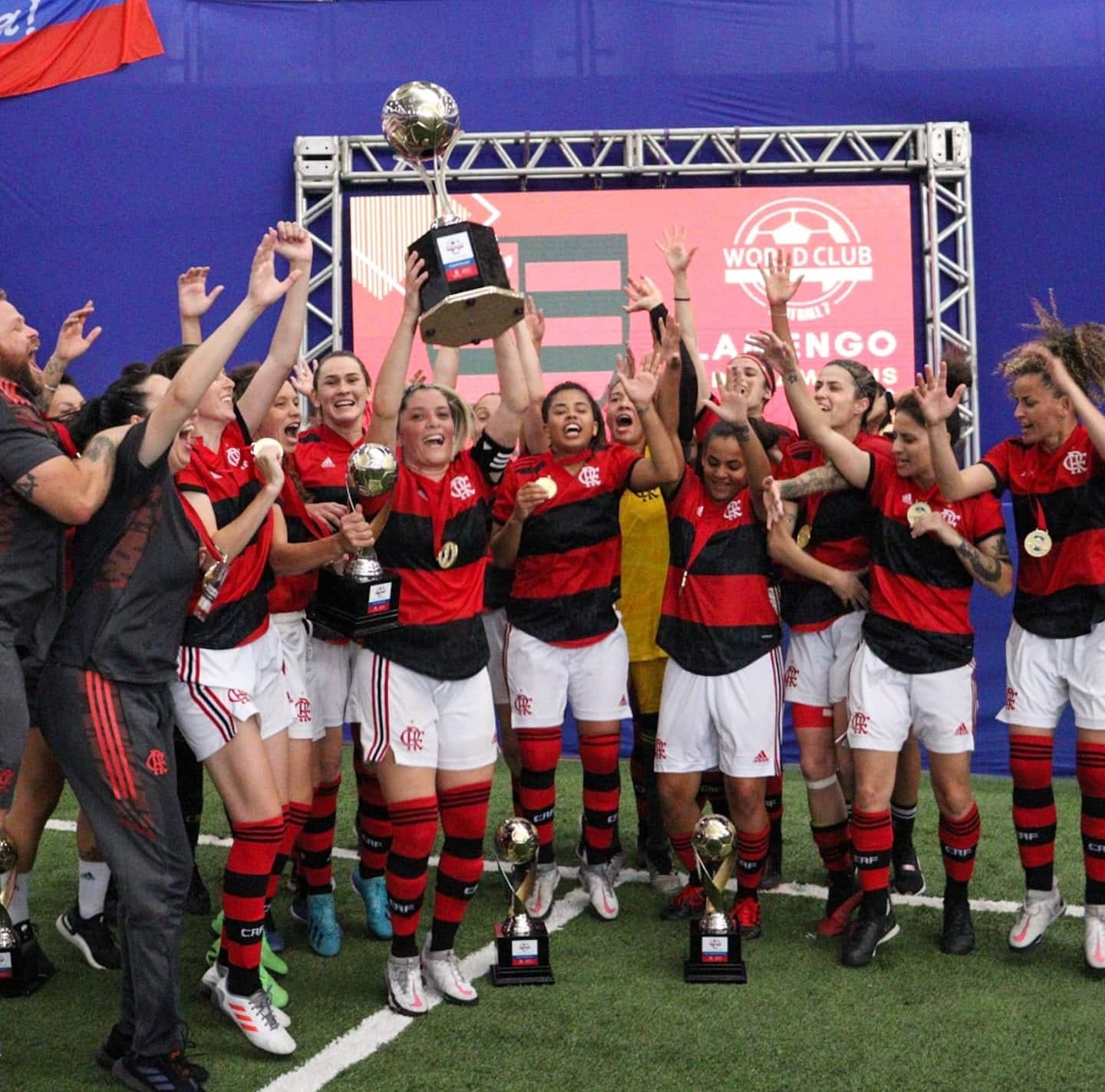 FLAMENGO CAMPEÃO MUNDIAL NO FUT 7 FEMININO, MELHORES MOMENTOS