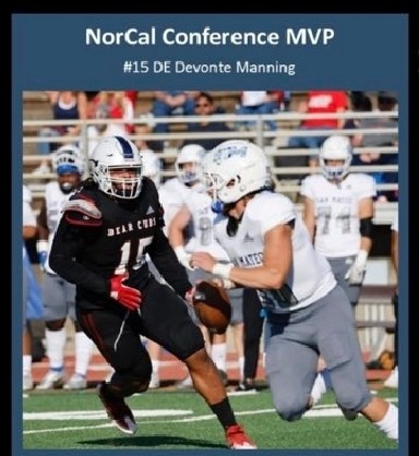 DanteDepaola's tweet photo. This young man @dbomanning has IT. Proud the progress he has made as a person and excited for the man he will continue to grow to be. He can do whatever he wants in life. Set the target and go get it. DEFENSE! #srjcfootball #CBFL https://t.co/calcb8w6dy