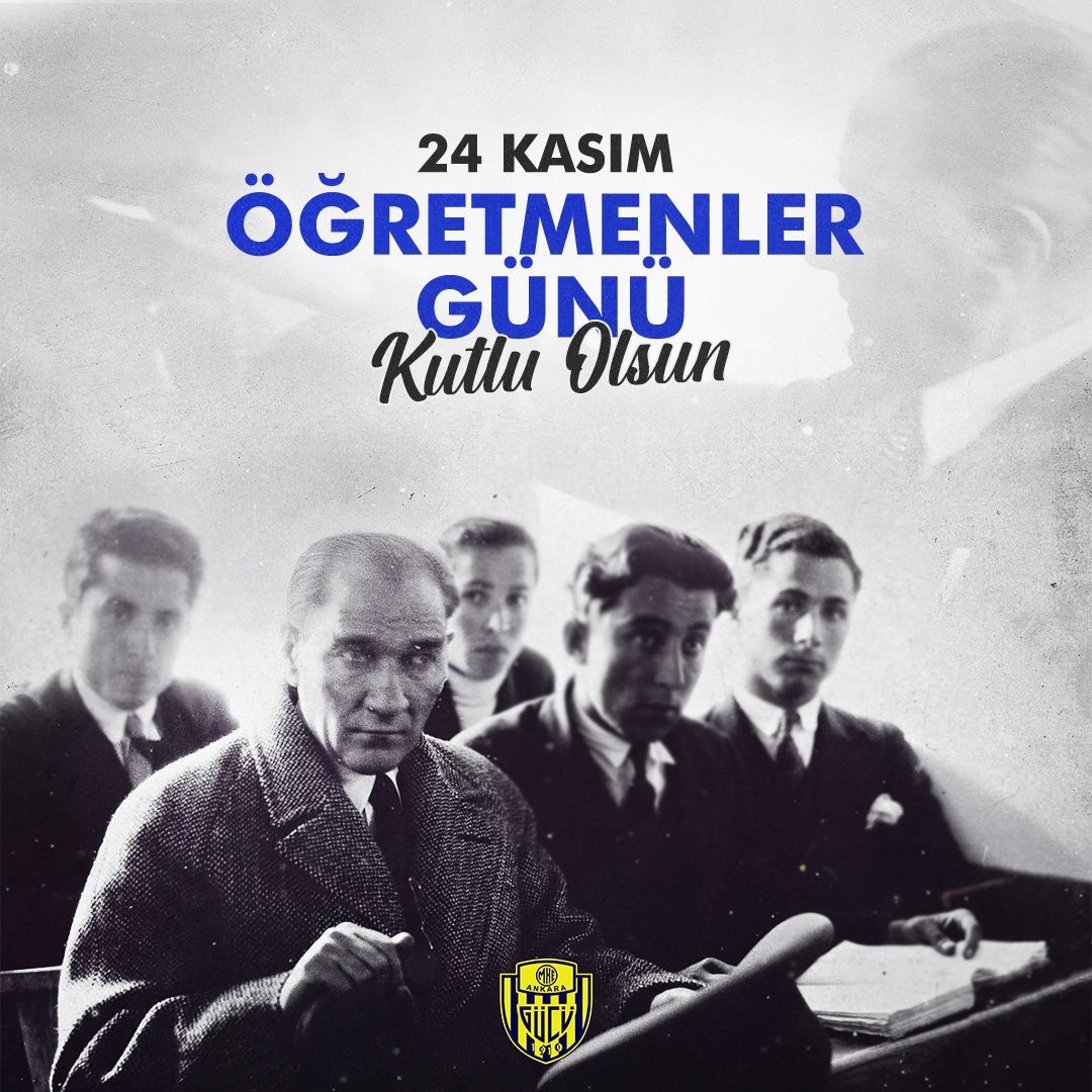 Başta Başöğretmenimiz Mustafa Kemal Atatürk olmak üzere tüm öğretmenlerimizin Öğretmenler Günü kutlu olsun! 💐

#24Kasım