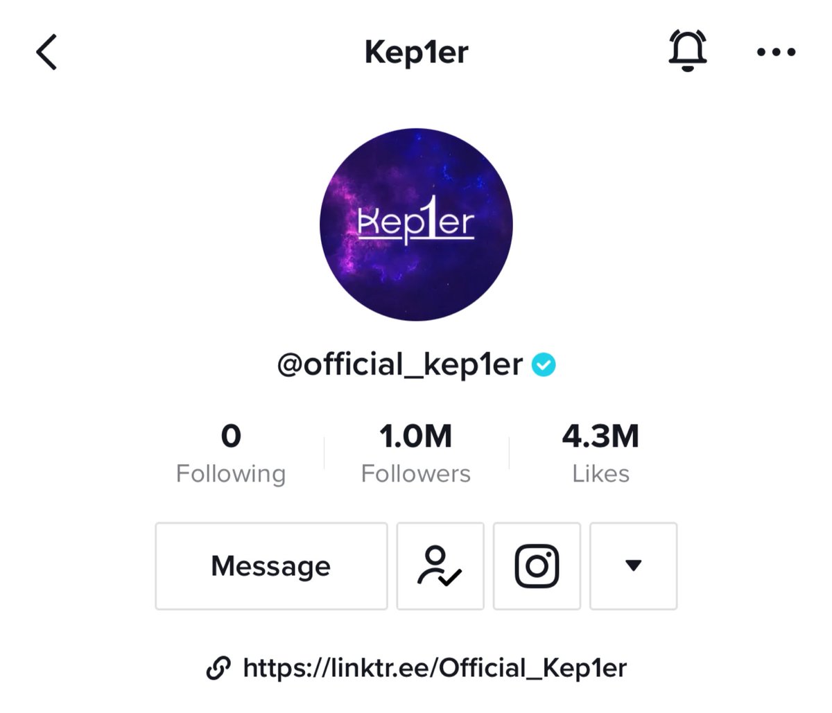 KEP1ERCENTRAL's tweet photo. [INFO] 211124 — Kep1er has now reached 1 million followers on TikTok! 

🔗: https://t.co/NtF0R1g9rF

#KEP1ER #케플러 @official_kep1er https://t.co/I4KcKqeeAr