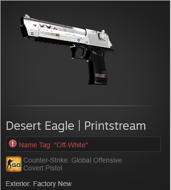 RawDogg209's tweet photo. 🥳Factory New Desert Eagle | Printstream Giveaway

✅RT+Like

✅Tag 1 friend

Rolling in 3 days, Good luck!!!

#csgo #free #Giveaway https://t.co/yAWWB0E43w