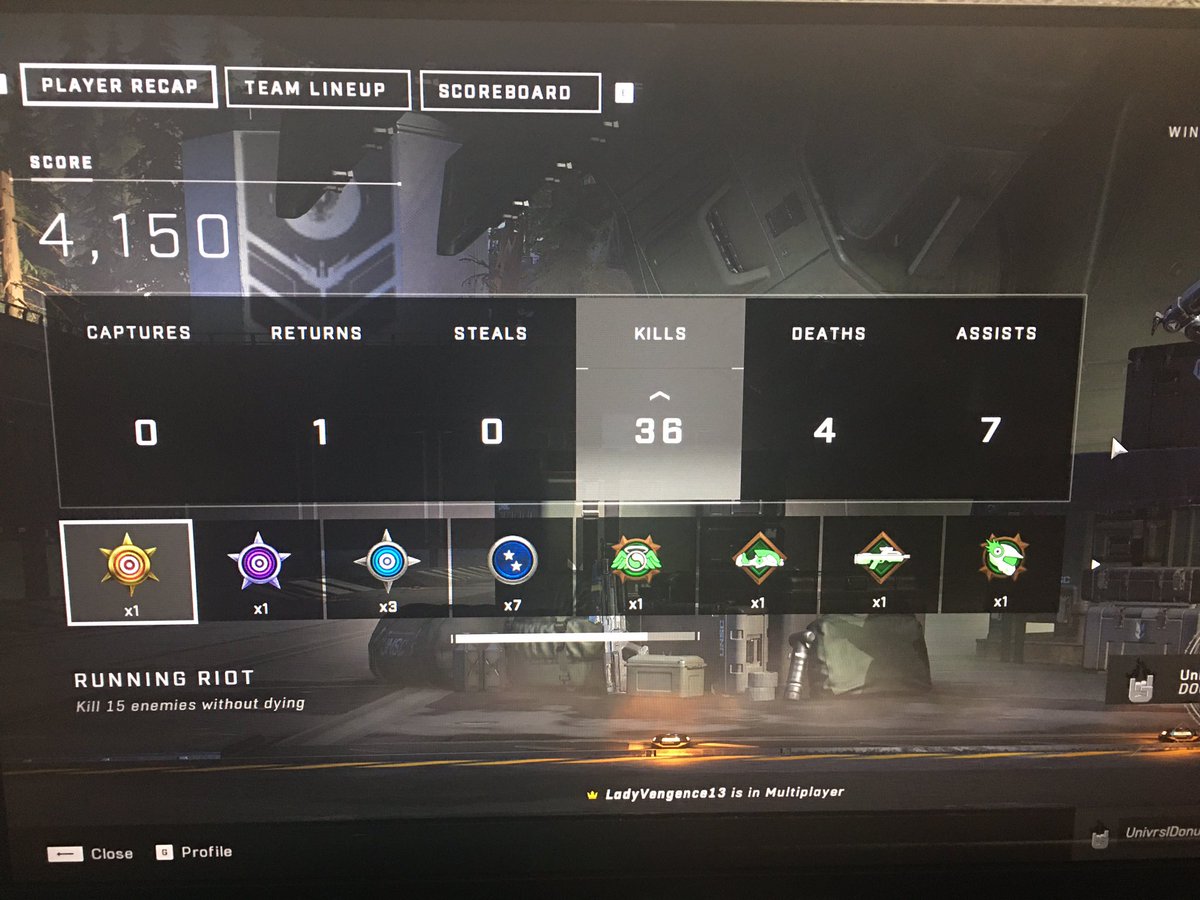 UNeffs's tweet image. I was just trying to get my challenges 😂 a personal best tho 🤌🤌 as always my link is in my bio and I stream every night at 8 mst
#HaloInfinitemultiplayer #twitch #smallstreamer #videogames #twitchstream #HaloInfiniteMP #Halo #FPS #competitive