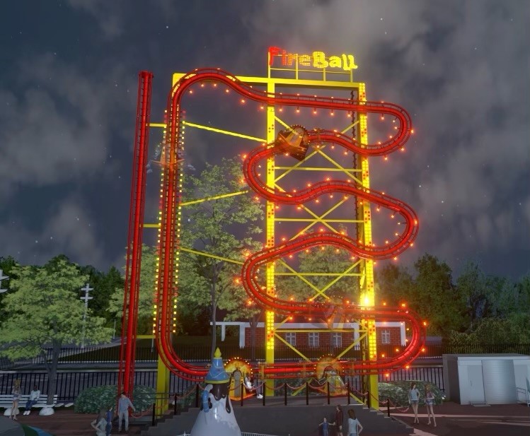 .<a href="/AdventurelandLI/">Adventureland Long Island</a> to unveil new 'FireBall' vertical coaster in March bit.ly/3oTAnm2