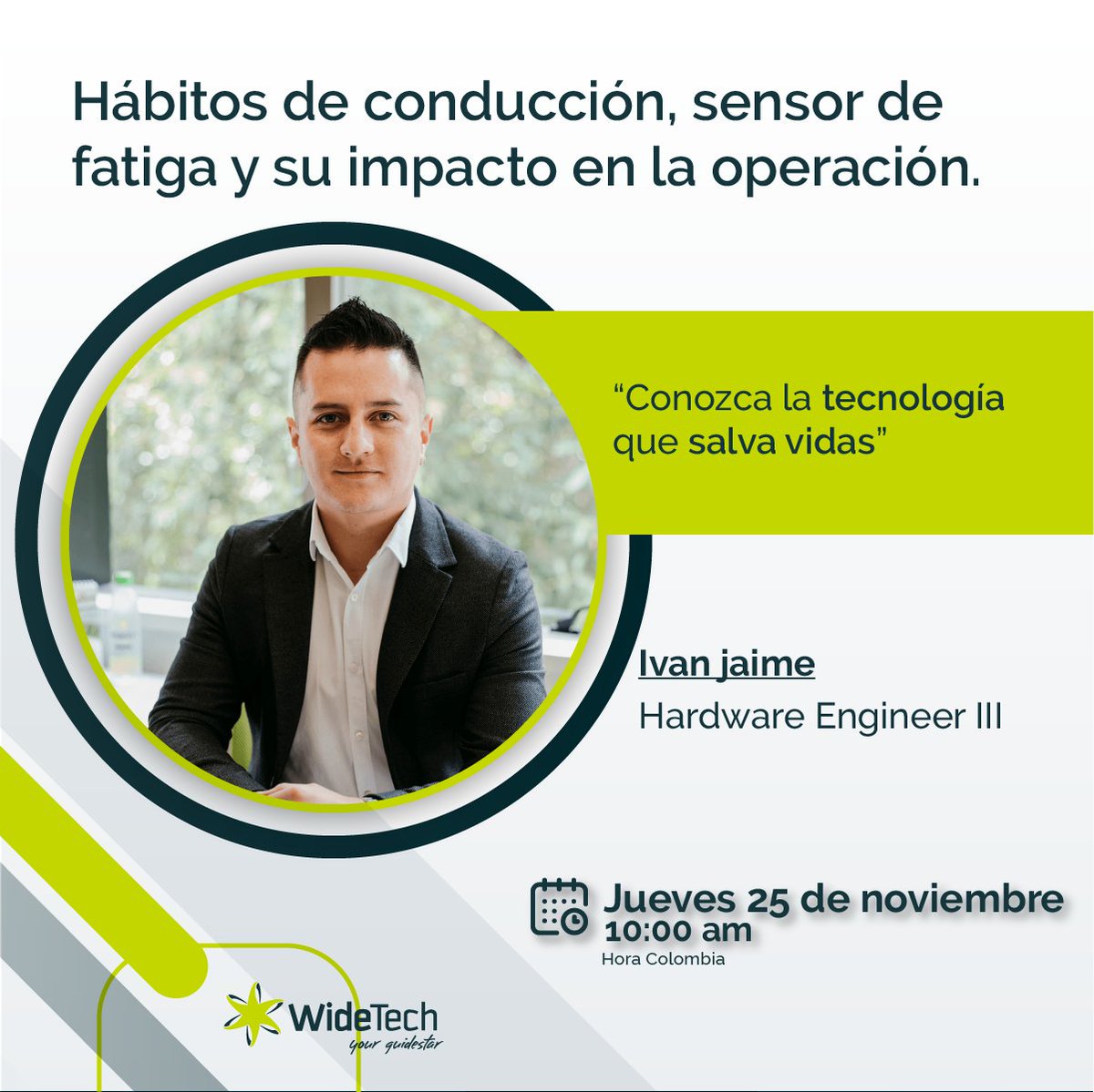 widetechgroup's tweet photo. 📢 ¡Nuevo #seminario web!
Contenido del Webinar:
📌Tecnología que le permite a los administradores de flotas #vehiculares #mitigar los #riesgos en carreteras.
📌#Priorice una cultura sólida de #seguridad con WideTech.

Más info: https://t.co/EpMEsI26mx https://t.co/VTDLLOjkHp
