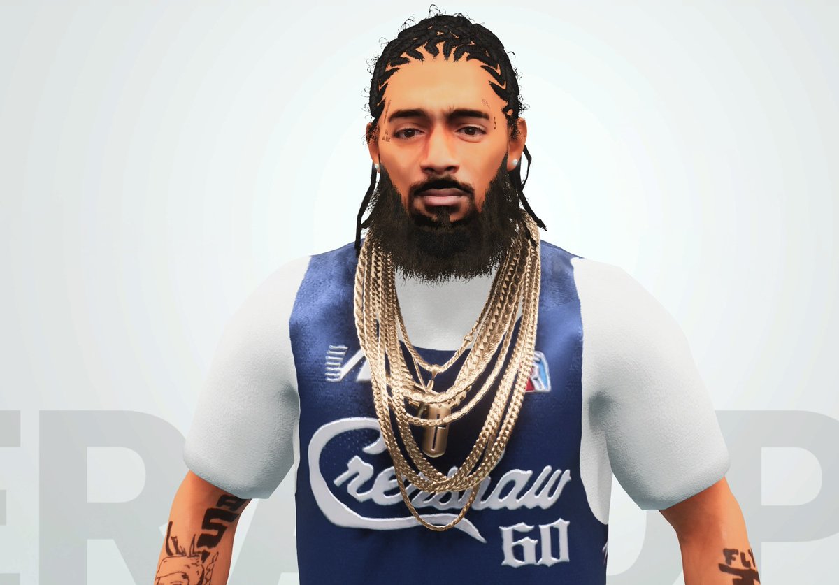 CJ_CAD50's tweet photo. Nipsey Hussle Face Texture Update!! 🦂🎮🏁
@NipseyHussle 
@defjam 
@WWEgames 
@URL2K
@Dre41Gaming
@BigRighteous
.
.
#cad50 #scorpionsoldiergaming #xbox #xboxseriesx #GiveCawCreatorsAChance #defjamworldwar #defjam2k19 #defjam2k22 #defjam #TMC #nipseyhussle https://t.co/0lXl34lYHV