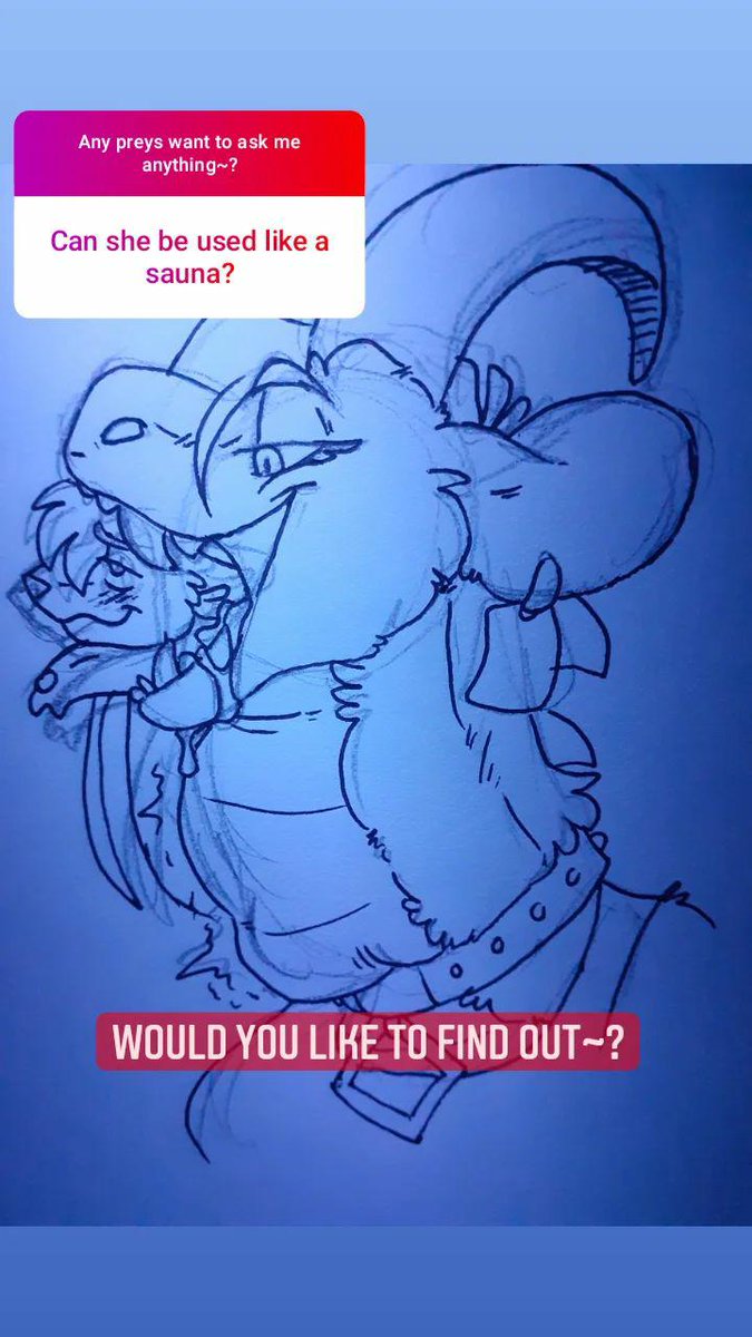 HungryVoreSlut's tweet photo. Some artwork I did on my insta! I'd love to do more ask-like drawings!
#vore #furryvore #voreart #vorerp #stuffing #inflation https://t.co/r7ugTejE7s