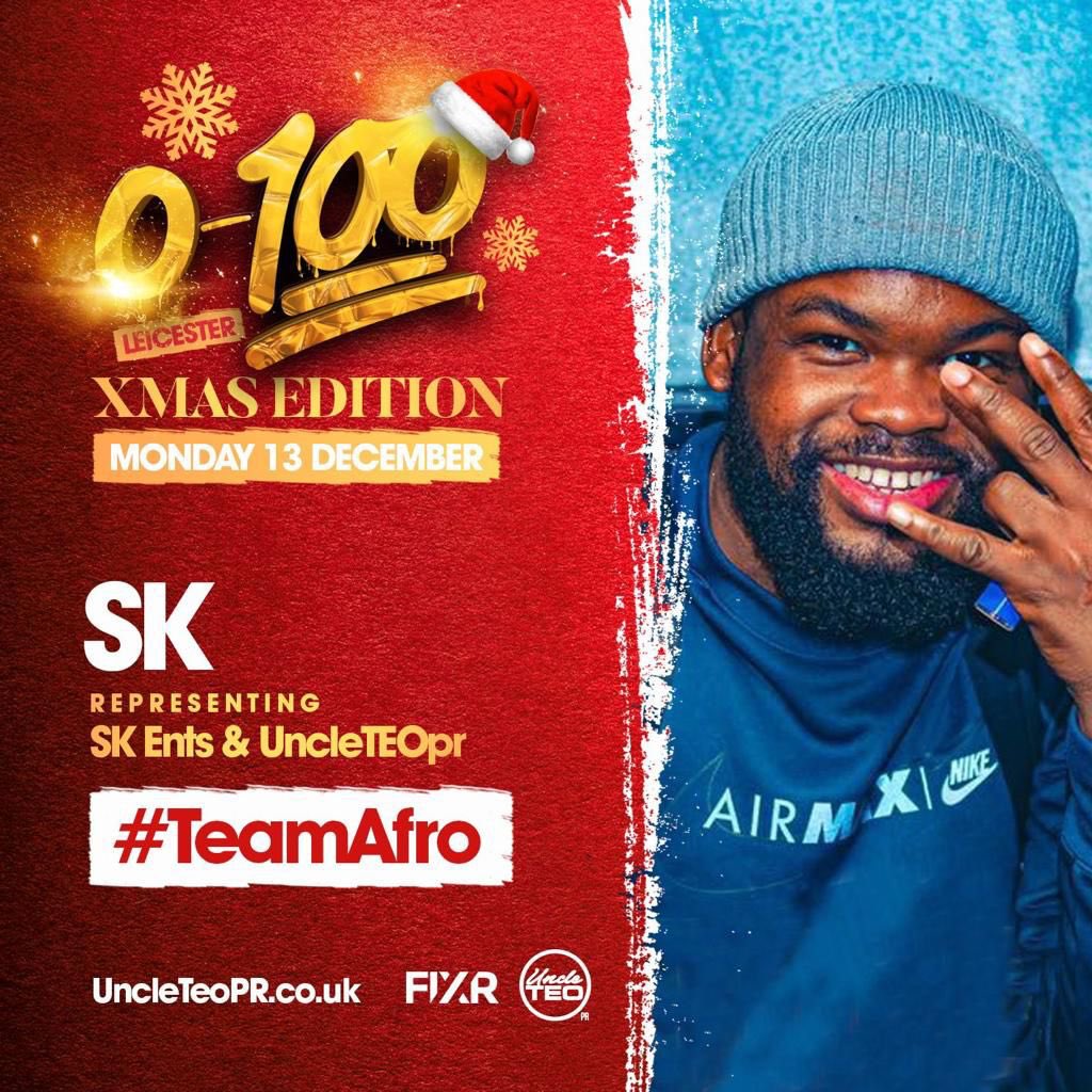 jackson_fuad's tweet photo. 💙🎄 0-100: XMAS 🎄💙💙💙💙💙

The infamous Shaku King DJ SK will be setting pace for #Team Afro 🤩🇳🇬 
#sleepbae #0to100Xmas 
🌀 *11 Release’s GONE 🥳*
🌀 *1100+ Tickets Sold 🤩*
🌀 *Limited 12th Releases Left 🤝*

Are you #TeamAfro or #TeamDancehall 👀
https://t.co/nnsQPv7h6c https://t.co/TCfJa0a4IJ