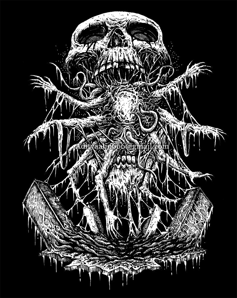 Death Metal Artwork tweet media