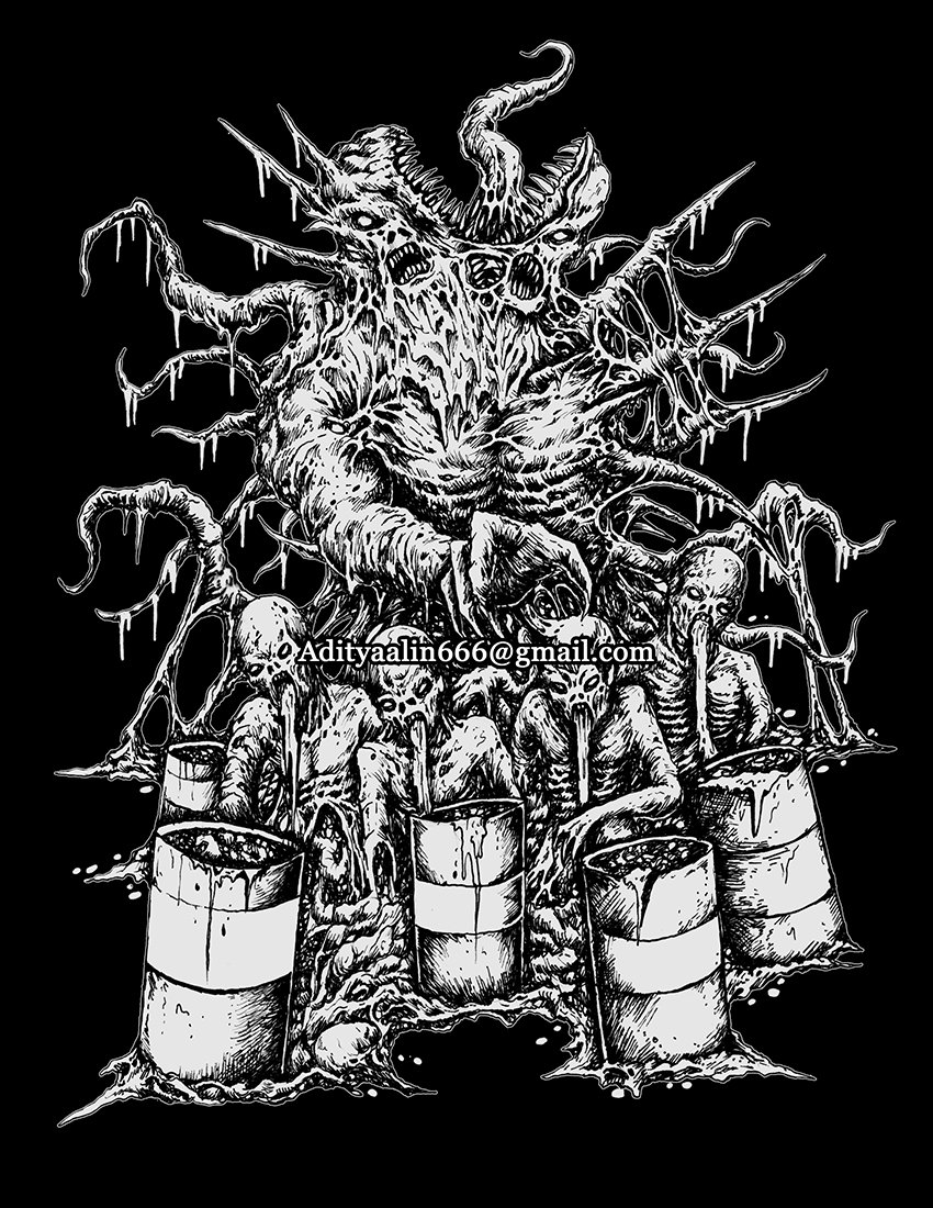 Death Metal Artwork tweet media