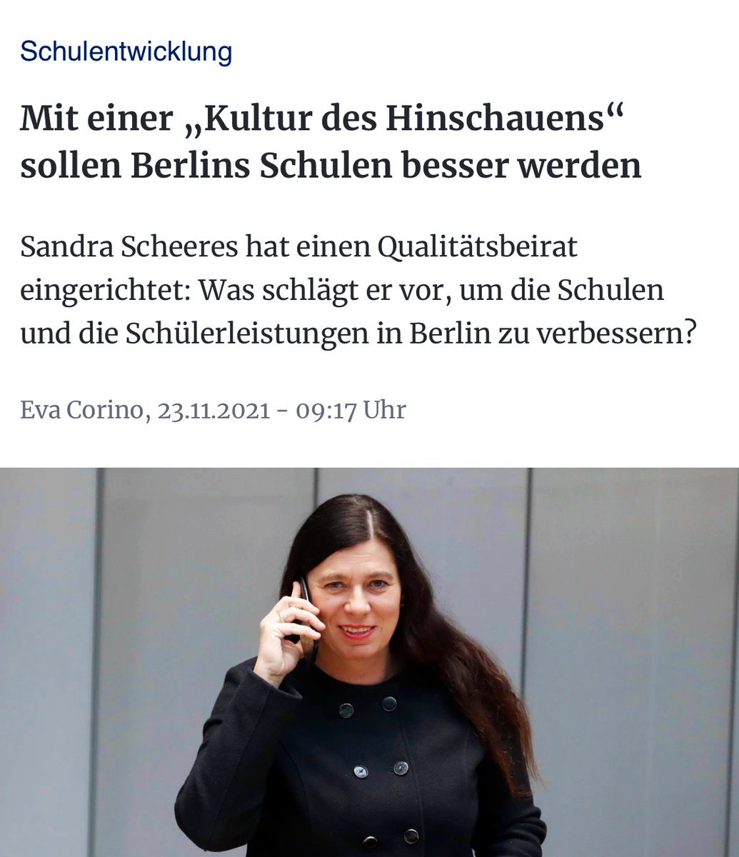 schulkrise's tweet photo. Wir schreiben das Jahr 2021. #Scheeres und @SenBJF kommen auf die bahnbrechende Idee, man könne es ja beim #Schulsystem mal mit einer “Kultur des Hinschauens” versuchen. 🙈🙊🙉 
!B 

https://t.co/8IkAGWLWxS (Leider hinter Bezahlschranke bei @berlinerzeitung) https://t.co/N02WyaXfik