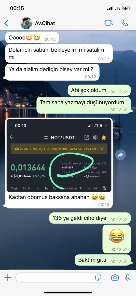esyma14's tweet photo. Canım arkadaşım @cht__ almış olduğu coini 2 gün önce 0,01438 den satmamı talep etmiş idi. #Holo coin bugün gözümü açıp kapayana kadar saat 00:10 itibari ile top noktasını 0,01438 ile görüp 0,0136 ya indi 
Atatürk müsün be mübarek adam bu nasıl öngörü https://t.co/khkSXEuK2n