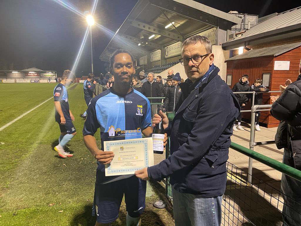 Tonight’s Saints Supporters’ Man of the Match was awarded to <a href="/KwaiMarshBrown/">Kwai Marsh-Brown</a> 👏👏👏