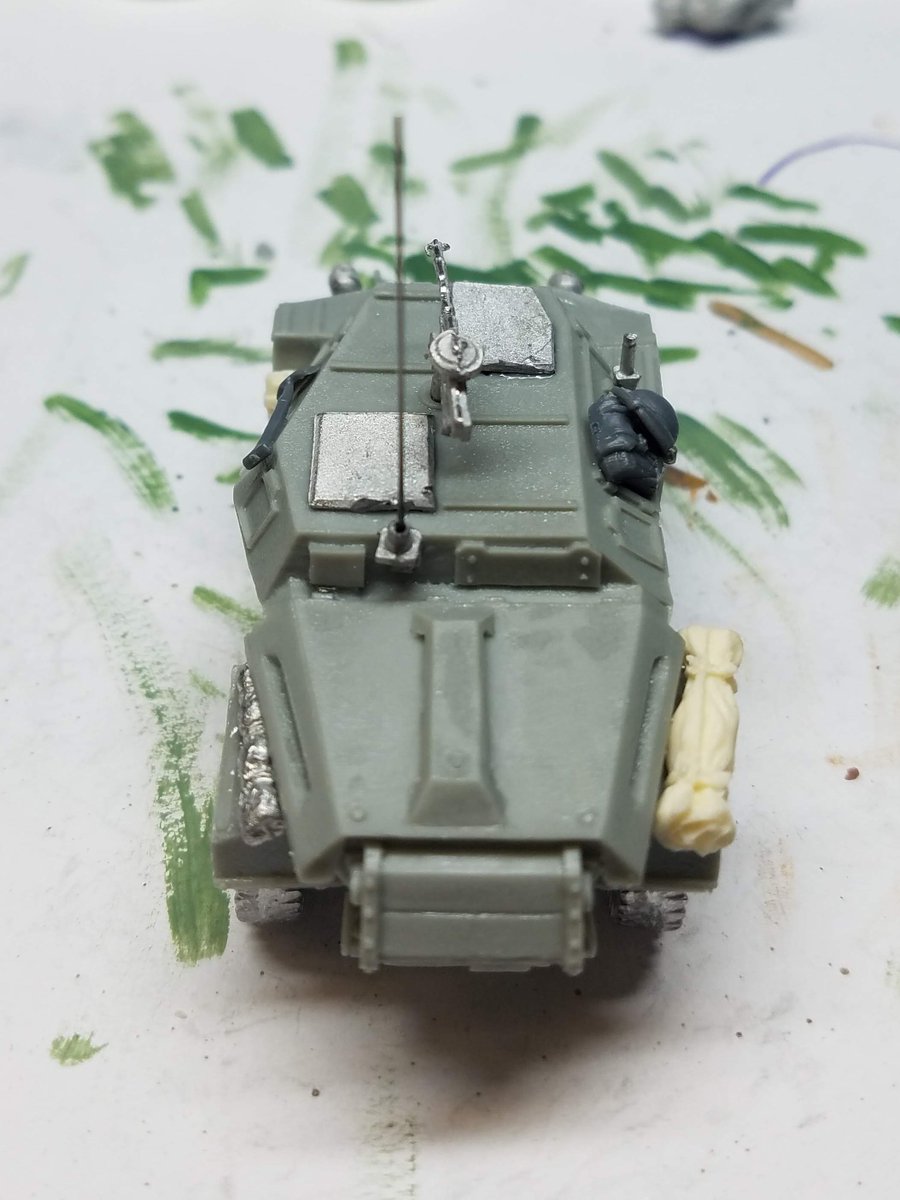 ReggieRaccoonOK's tweet photo. Last weekend's efforts. Nothing quite finished but progress made towards another #chainofcommand force. #bashonrecce #spreadthelard https://t.co/0F8PRiCMWp