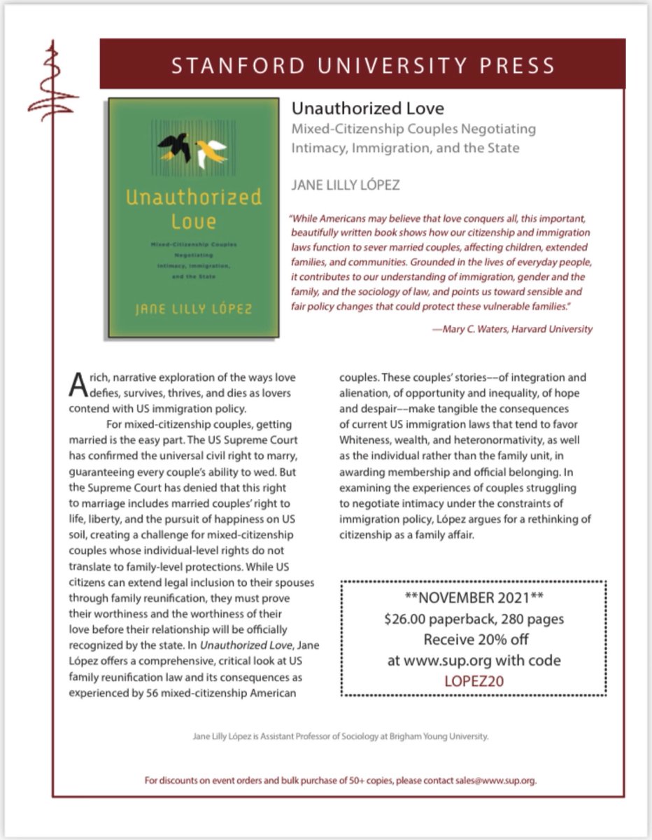 Unauthorized Love is officially out today! I am so grateful for all of the couples who spoke with me, scholars who pushed me in new and important directions, and friends and family who supported me along the way. Thank you!