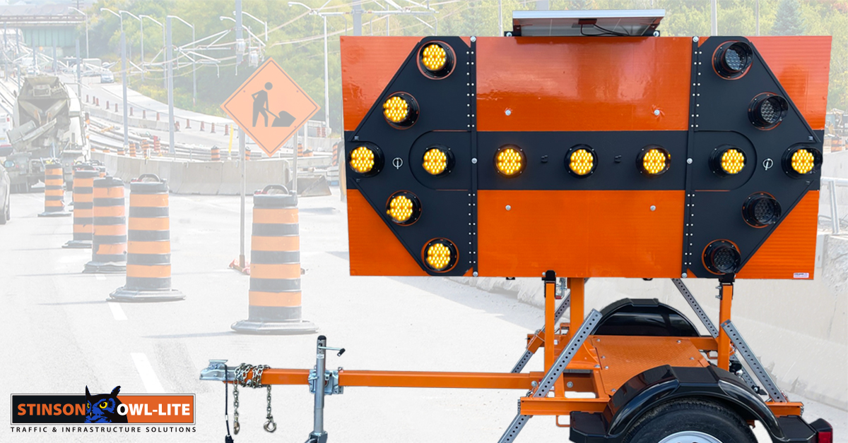 stinsontraffic's tweet photo. Add the TC-12 Trailer-Mounted Arrow Board to your fleet with our end-of-season special pricing. For details email signs@stinson.ca or call 1-800-561-6639.
https://t.co/sLnd5JO2D1
#ArrowBoard #TrafficSafety #StayStinsonSafe https://t.co/GBOQKzRuFd
