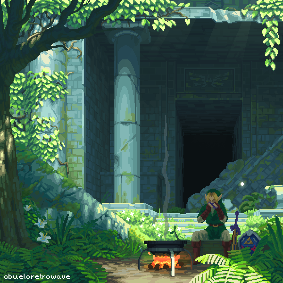 AbueloRetroWave's tweet photo. The Legend of Zelda Pixelart (2021) https://t.co/AQ0s2BLvdB