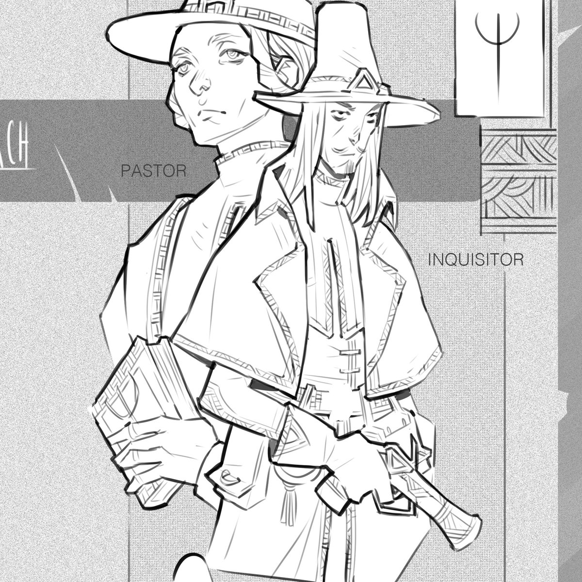 VeronicaBonaci1's tweet photo. sketches made for a fantasy setting I'm working on inspired by 17th century https://t.co/M3RlCNzQN8