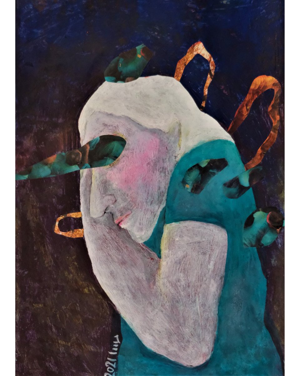 outsidersmxuk's tweet photo. Mahsa Karimi
Uneasy ancestry (series),
Hidden, 2021

#outsidersgalleryartmexico #contemporaryart #outsiderart #mixedmedia #surrealisart #psychedelicart #mahsakarimi #artwork #contemporaryartist #painting @mahsakarimi.p https://t.co/IIqQgv1oSy