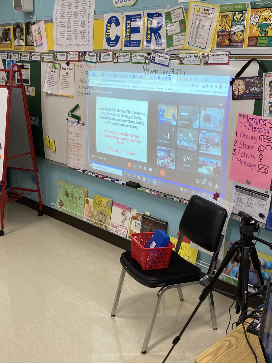 2nd grade had so much fun playing Thanksgiving bingo with the whole school on GoogleMeets this afternoon. Thanks <a href="/billtimmins10/">Bill Timmins</a>!