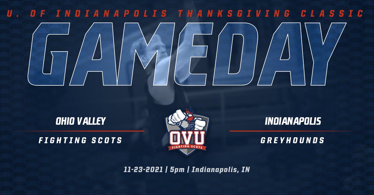 🏀🏀🏀G A M E D A Y🏀🏀🏀
Ohio Valley at the University of Indianapolis Thanksgiving Classic
vs. the host University of Indianapolis
5pm
Live Video:  glvcsn.com/uindy/
Live Stats: athletics.uindy.edu/sidearmstats/m…