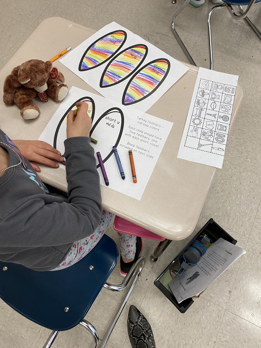 MdevlinCBSD's tweet image. Sorting our short vowel sounds while keeping our excitement about Thanksgiving! #HappyThanksgiving @CBGrovelandEl