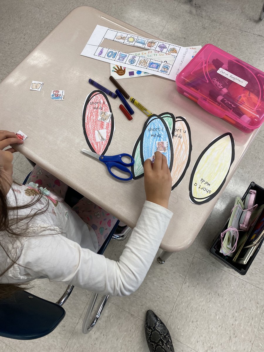 MdevlinCBSD's tweet image. Sorting our short vowel sounds while keeping our excitement about Thanksgiving! #HappyThanksgiving @CBGrovelandEl