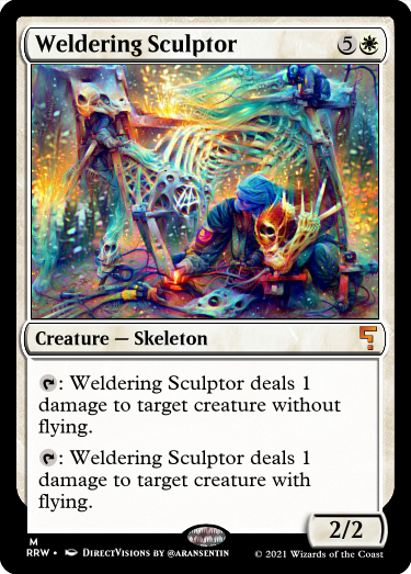 Weldering Sculptor