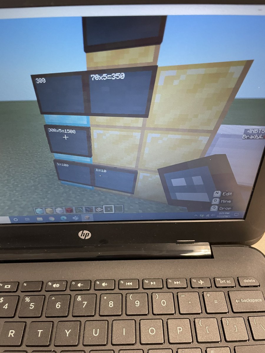 MrYanuzzelli's tweet photo. Love seeing these Ss learn through play w/ MinecraftEdu. Nothing better than having students want MORE math problems to solve. Thank you @MrsNunn209 for inviting me in to work with the class. #MIEExpert #MinecraftEdu #EdTechOB https://t.co/ospURxDK7A