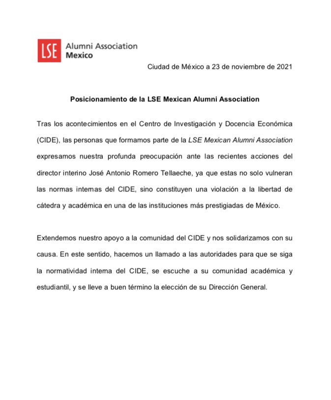 LSE Mexican Alumni Association tweet media