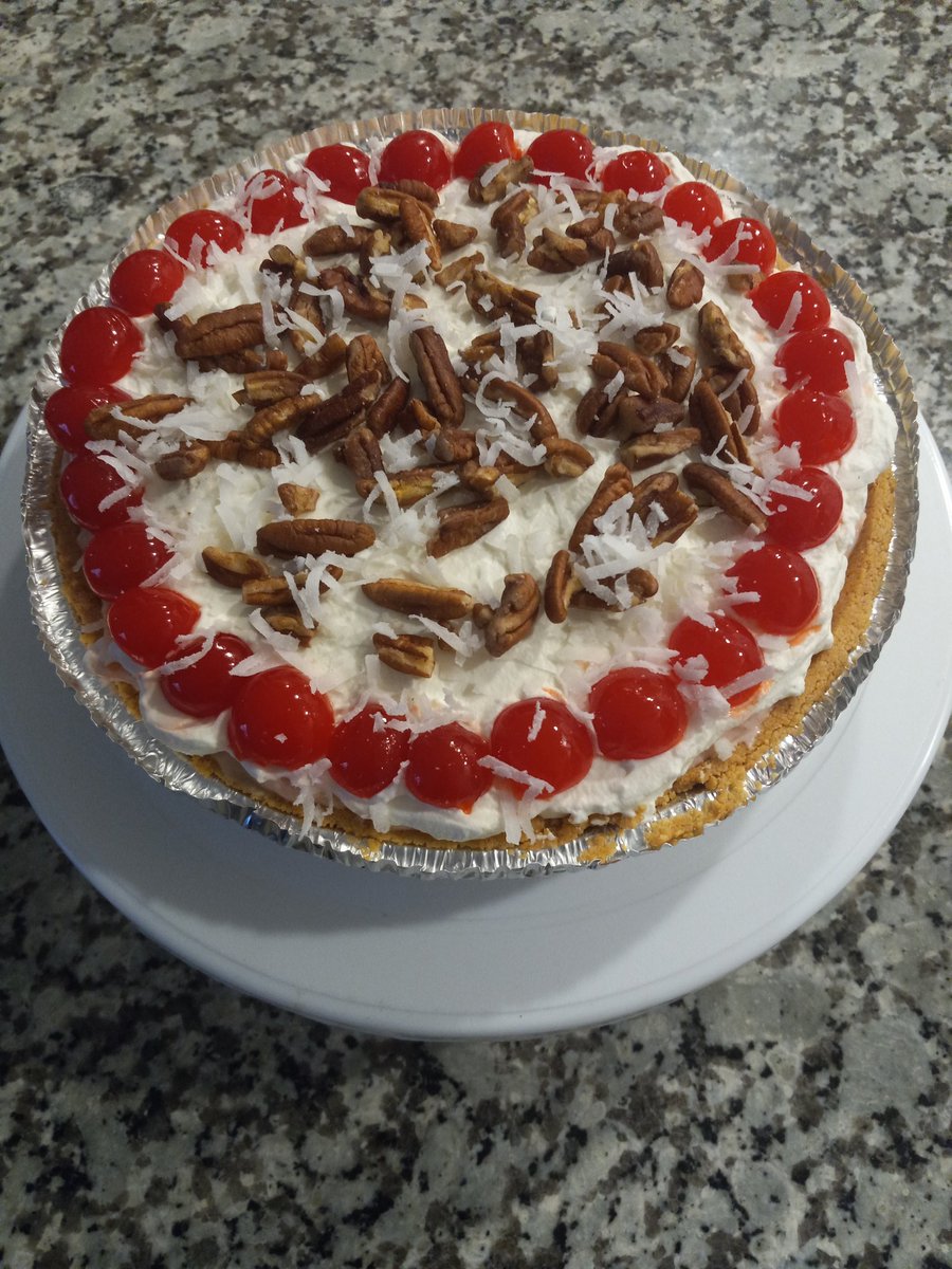 HeBakery's tweet photo. So This Christmas  is coming order ahead of time Pies and Pies. Place your order and Try our New Millionare Pie Sweet and Good https://t.co/1aKVijvXXe