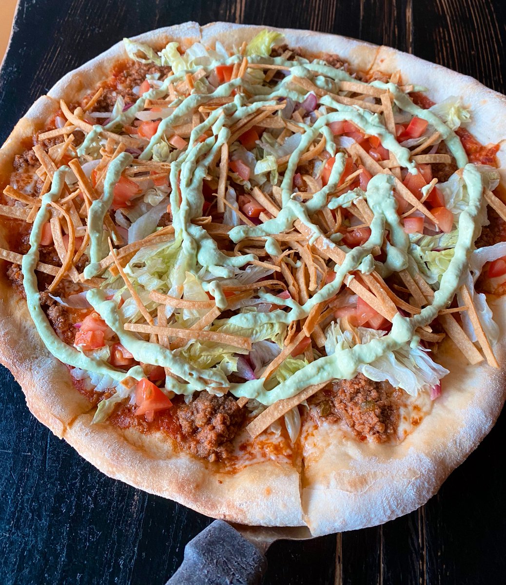 RT @PITCHPIZZERIA: It’s time! Pizza of the week is Taco Pizza! Stop in and see us or grab it