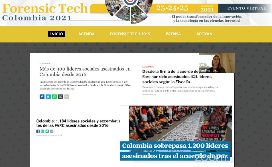 EQUITASColombia's tweet image. Iniciamos nuestro primer panel del #FTC2021 con Valentina Rozo, actual consultora para el relator especial de la @ONU_es sobre extrema pobreza y #DerechosHumanos.

¡Únete a nuestra transmisión!
bit.ly/Forensictechco…