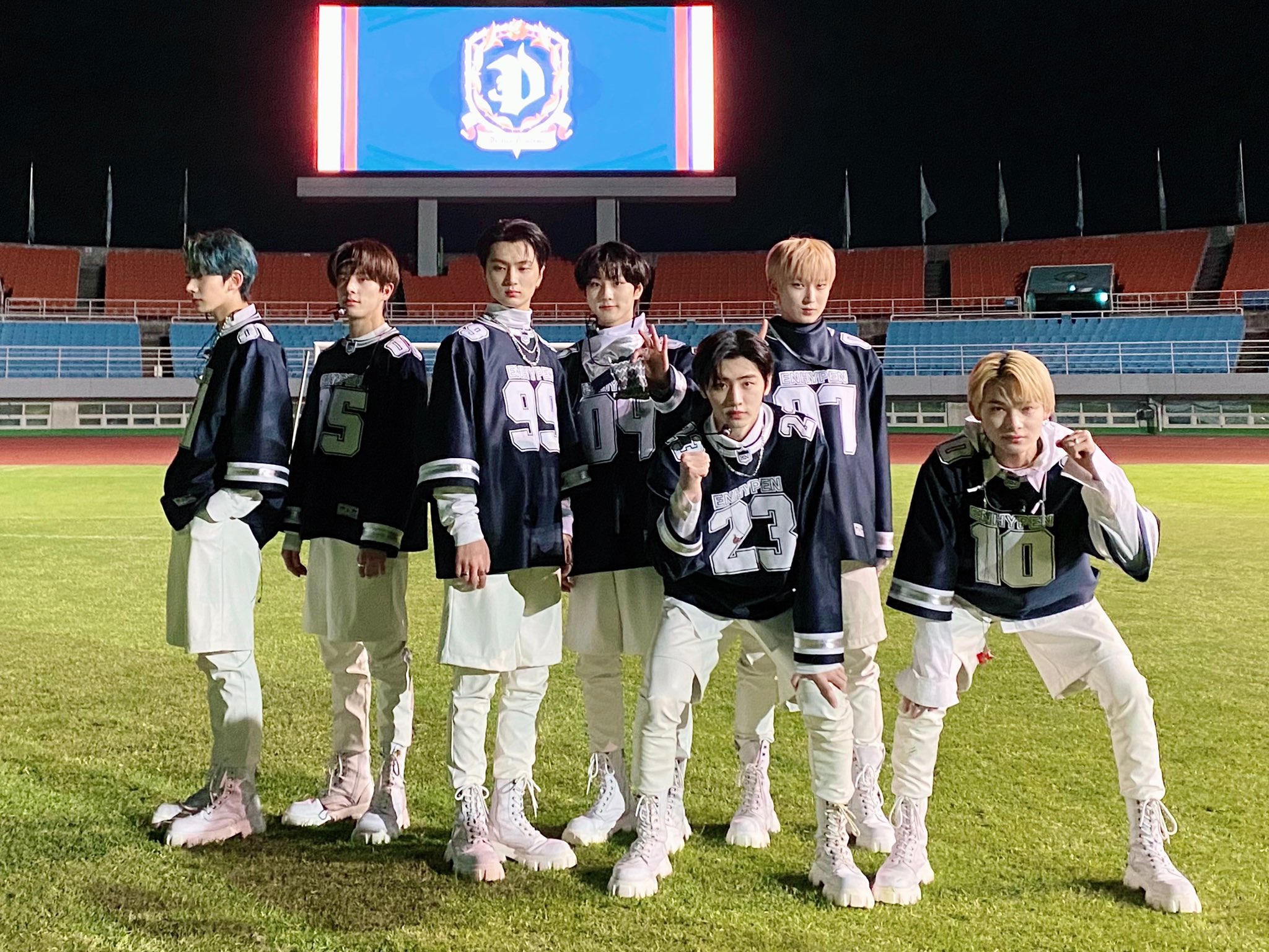 【スタジアム公演までにお届け】ENHYPEN ヒスン ユニフォーム ENHYPEN ユニフォーム ヒスン - メルカリ