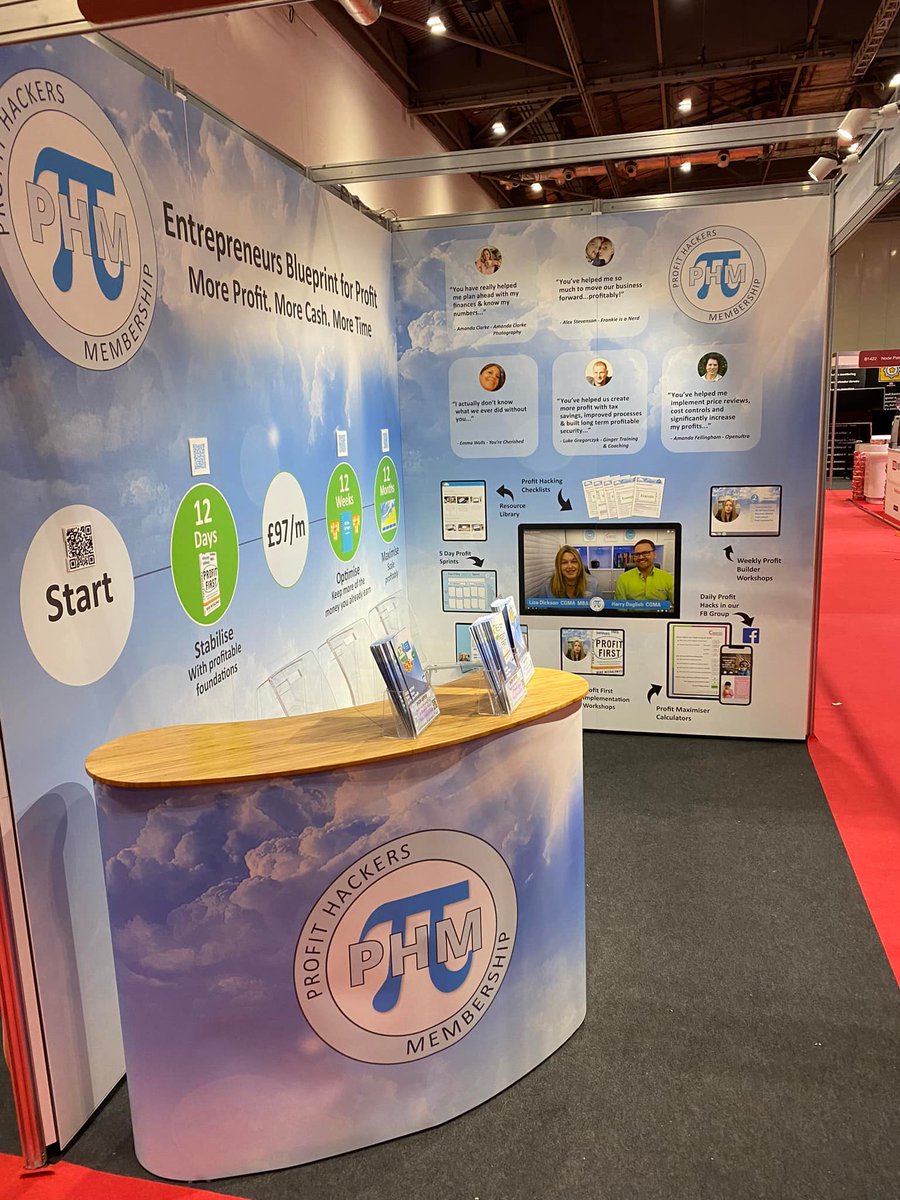 Caseron_Cloud's tweet photo. Woohoo… all set up and ready to go!!
Here we are in London, ready to open Profit Hackers for Q1 2022!!
Financials scare the sh*t out of you? 
Come and see us at The Business Show!!
Stand B1204 - London Excel - 24/25 Nov!!
#TBS43
#Profithackers
#Profitfirst https://t.co/nSnsIgVuDk