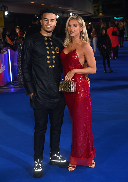 thenikkidiaries's tweet photo. #LoveIsland's Toby Aromolaran brings the native African drip to the red carpet at ITV's Palooza with his beau Chloe Burrows by his side ❤️

#Chloby #ITVPalooza https://t.co/I6MXj7c9Pp