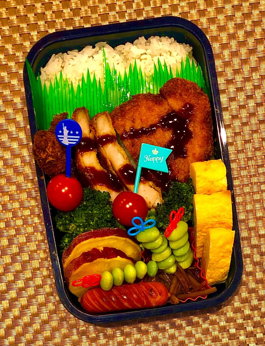 今日はトンカツ弁当🍱