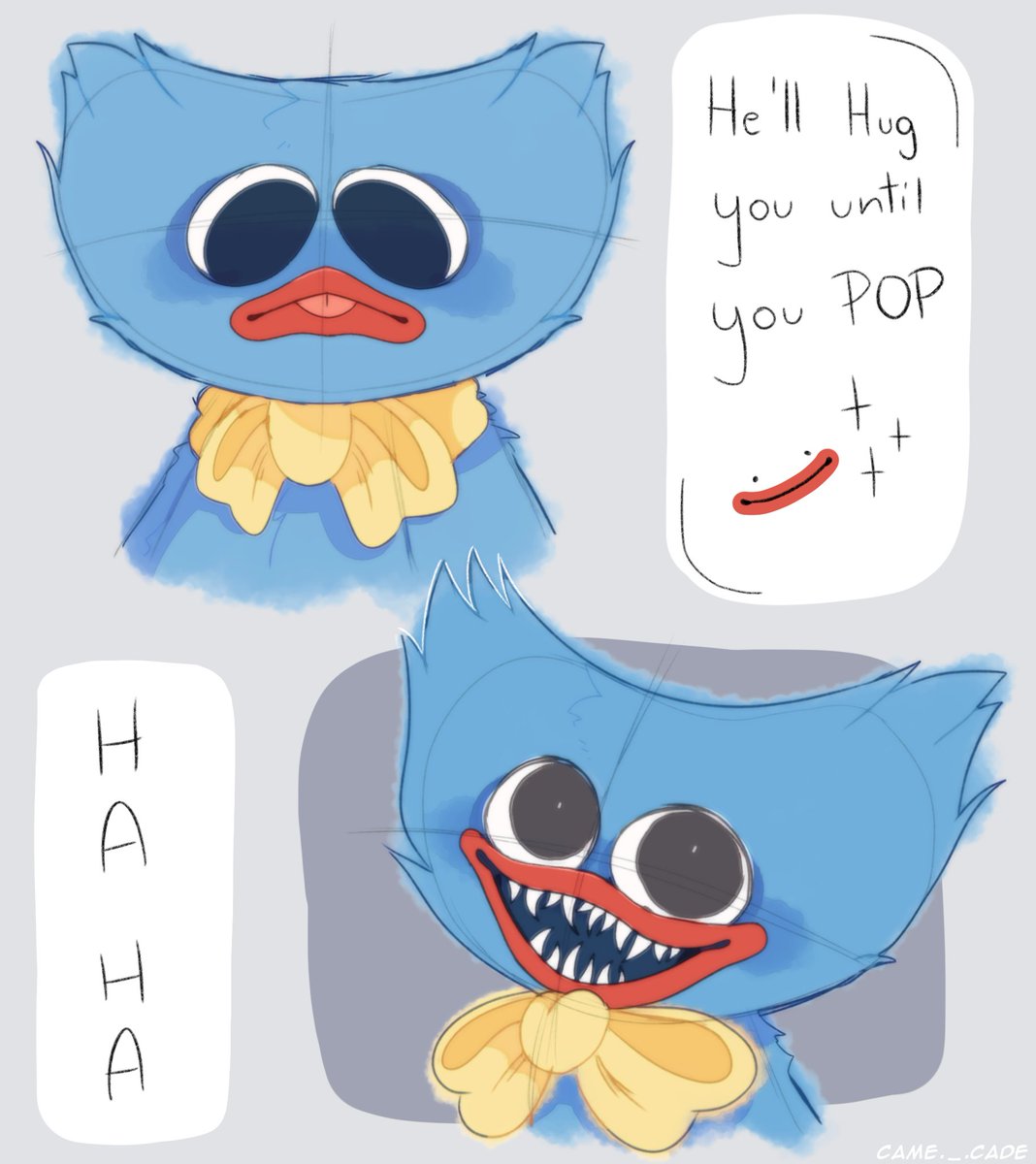 _blueberrygutz_'s tweet photo. I wanna eat him

#poppyplaytime #poppyplaytimefanart #huggywuggy #huggywuggyfanart #huggywuggypoppyplaytime #poppyplaytimehuggywuggy #fanart #doodle https://t.co/MxGk3SA3jj