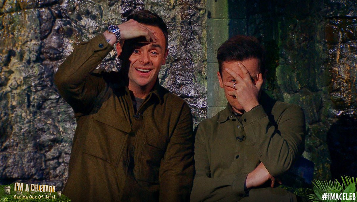 __Anastazia__'s tweet photo. Not Naughty Boy thinking the main camp are ganging up on him when it’s a game ☹️ #imaceleb https://t.co/m8p5Be88jf