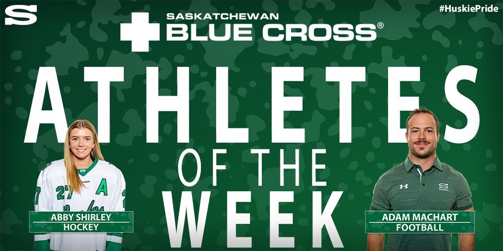 HuskieAthletics's tweet photo. Abby Shirley and Adam Machart had huge games on the ice and in the Hardy Cup. Congratulations on being named the @SKBlueCross Athletes of the Week!
#HuskiePride #SKBlueCross https://t.co/yAn19sgxfs