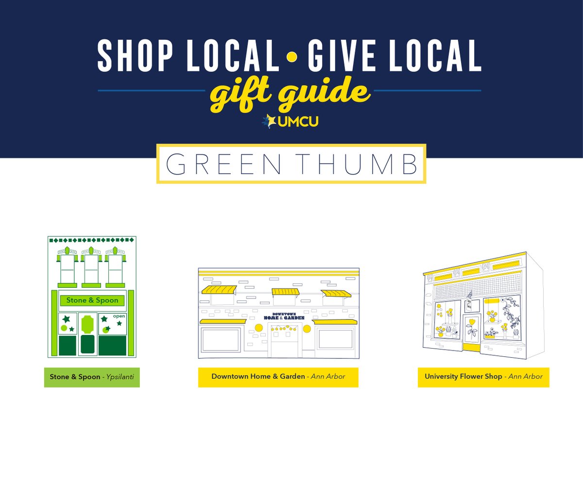 UMCreditUnion's tweet photo. Need a great gift for a plant enthusiast? These #ShopLocalGiveLocal vendors know just how to make the holiday cheer grow for all of the #greenthumbs on your holiday gift list! 🪴🌱 #UMCUGiftGuide https://t.co/jVeN6S8XQb