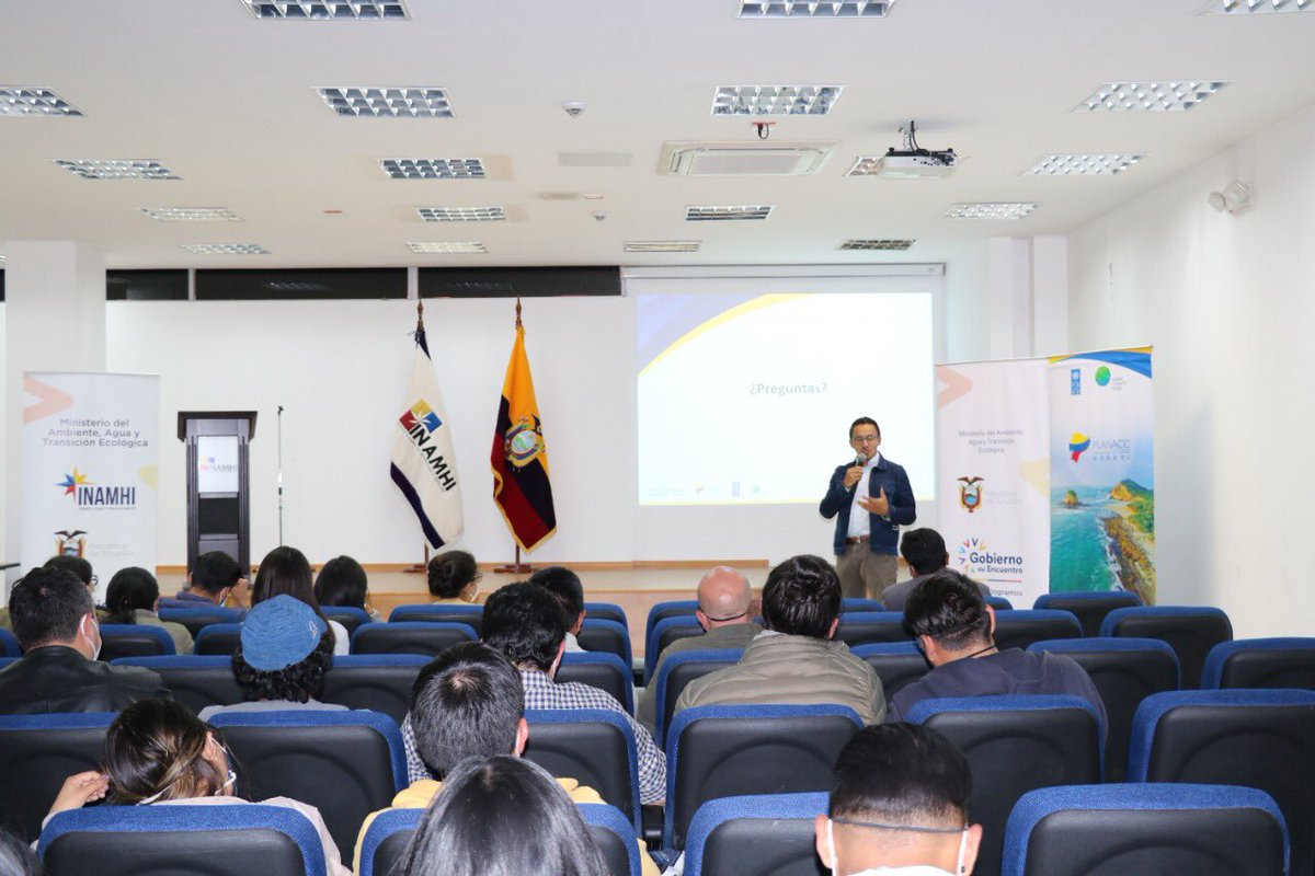 inamhi_ec's tweet photo. Con el apoyo de @PLANACC_Ec y el Ministerio de @Ambiente_Ec se llevó a cabo la presentación de resultados obtenidos de la consultoría para homogenizar y rellenar información climatológica e hidrológica de estaciones priorizadas a nivel nacional. https://t.co/1tDpqx3Kiu